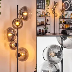 Dagan Lampadaire Clair, Fumé, 5 lumières