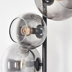 Dagan Lampadaire Clair, Fumé, 5 lumières