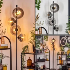 Dagan Lampadaire Clair, Fumé, 4 lumières