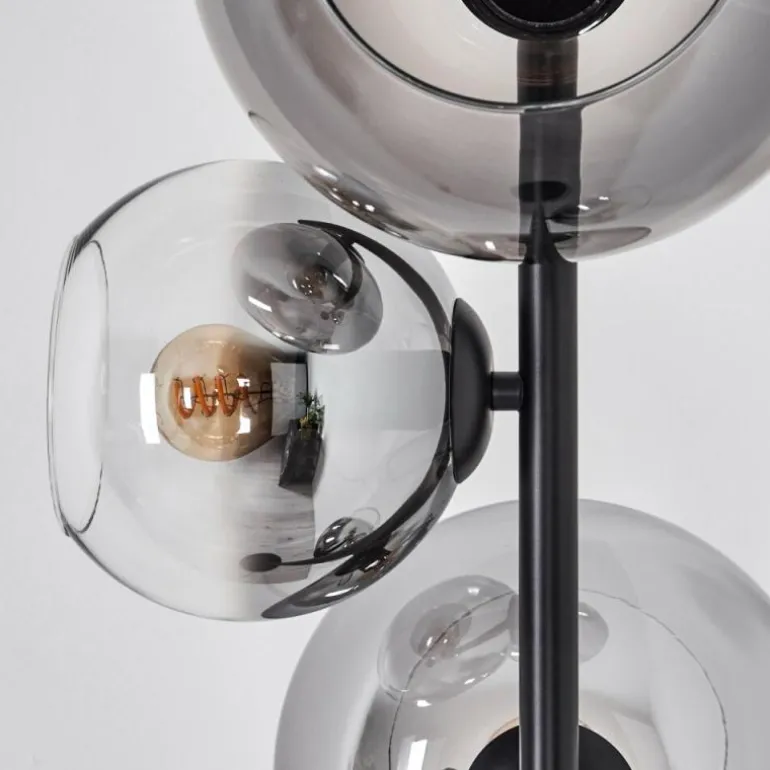 Dagan Lampadaire Clair, Fumé, 4 lumières