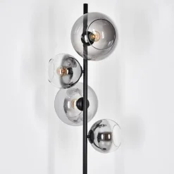 Dagan Lampadaire Clair, Fumé, 4 lumières