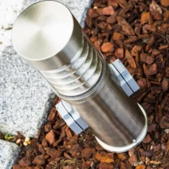 Dakar Borne lumineuse Acier inoxydable, 1 lumière