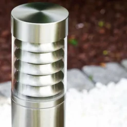 Dakar Eclairage de chemin Acier inoxydable, 1 lumière