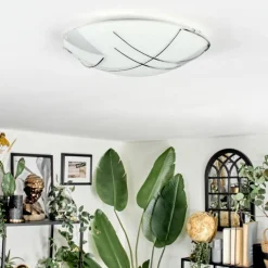 Davin Plafonnier Blanc, 1 lumière