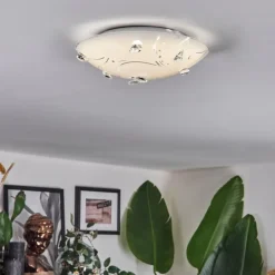 Davin Plafonnier LED Blanc, 1 lumière