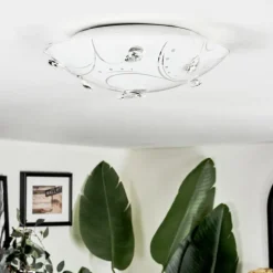 Davin Plafonnier LED Blanc, 1 lumière