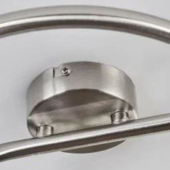 Davor Plafonnier, Spot de plafond Chrome, Nickel mat, 3 lumières