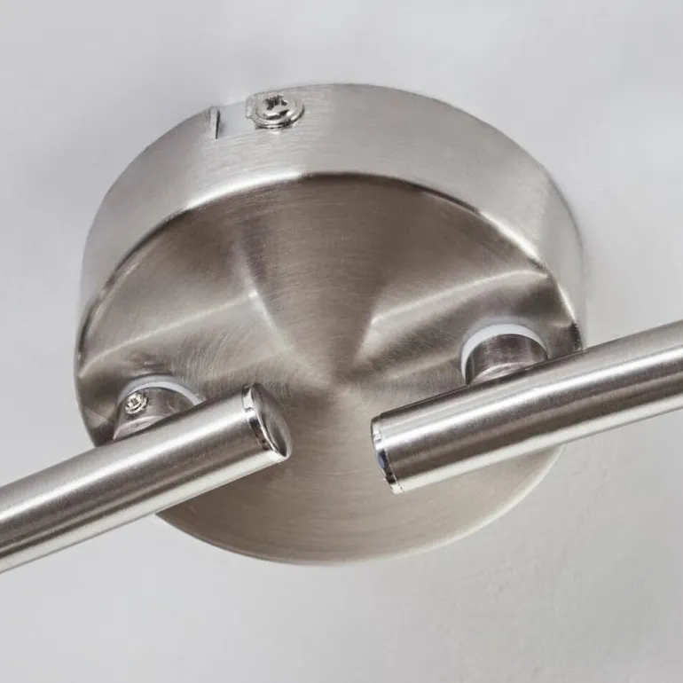 Davor Plafonnier, Spot de plafond Chrome, Nickel mat, 4 lumières
