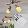 Davor Plafonnier, Spot de plafond Chrome, Nickel mat, 2 lumières