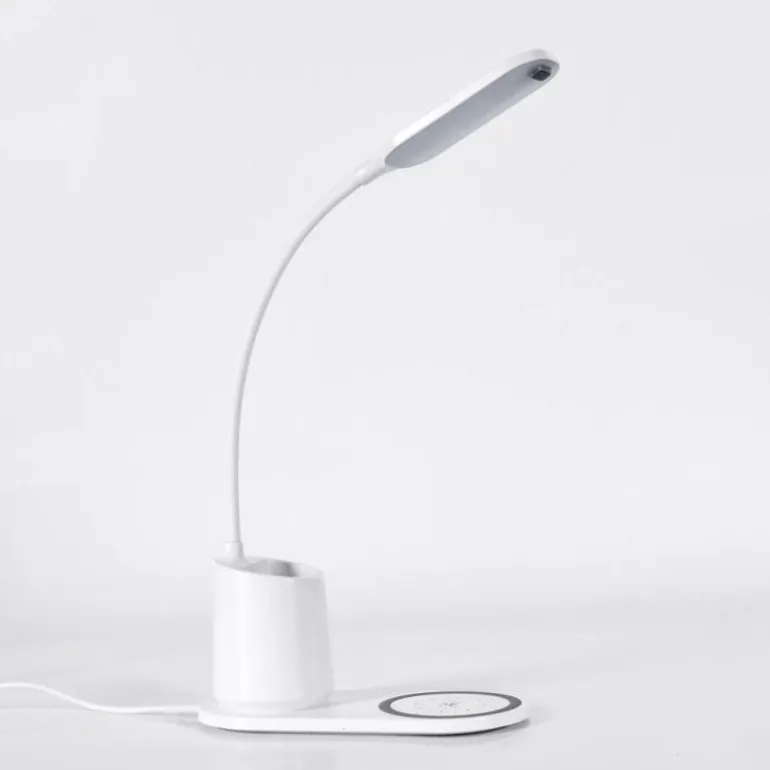 Debelmose Lampe de bureau, Lampe à poser LED Blanc, 1 lumière