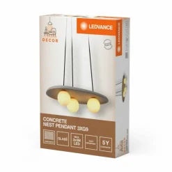 DECOR Applique murale / Plafonnier Luminaires Ledvance Gris, 3 lumières