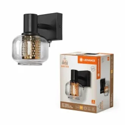 DECOR Applique murale / Plafonnier Luminaires Ledvance LED Noir, 1 lumière