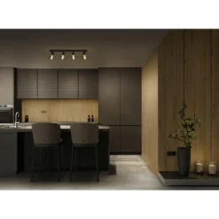 DECOR Applique murale / Plafonnier Luminaires Ledvance LED Noir, 4 lumières