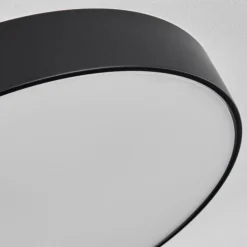 Diagonal Plafonnier LED Noir, 1 lumière, Télécommandes