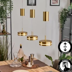 Dingersjo Suspension, Suspension LED Laiton, 3 lumières