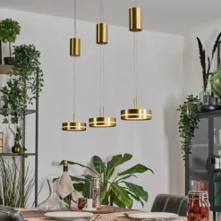 Dingersjo Suspension, Suspension LED Laiton, 3 lumières