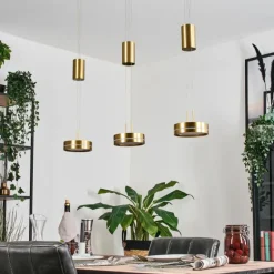 Dingersjo Suspension, Suspension LED Laiton, 3 lumières