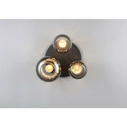 Diva Plafonnier Luminaires Trio Noir, 3 lumières