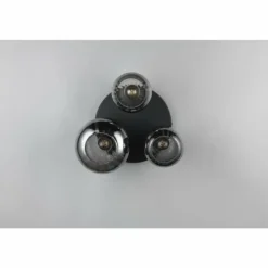 Diva Plafonnier Luminaires Trio Noir, 3 lumières