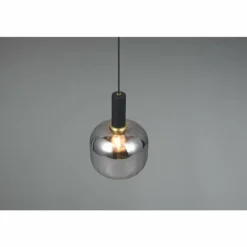 Diva Suspension Luminaires Trio Noir, 1 lumière