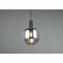 Diva Suspension Luminaires Trio Noir, 1 lumière