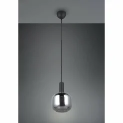 Diva Suspension Luminaires Trio Noir, 1 lumière