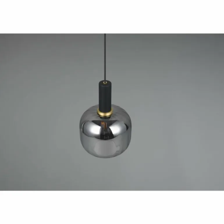 Diva Suspension Luminaires Trio Noir, 1 lumière