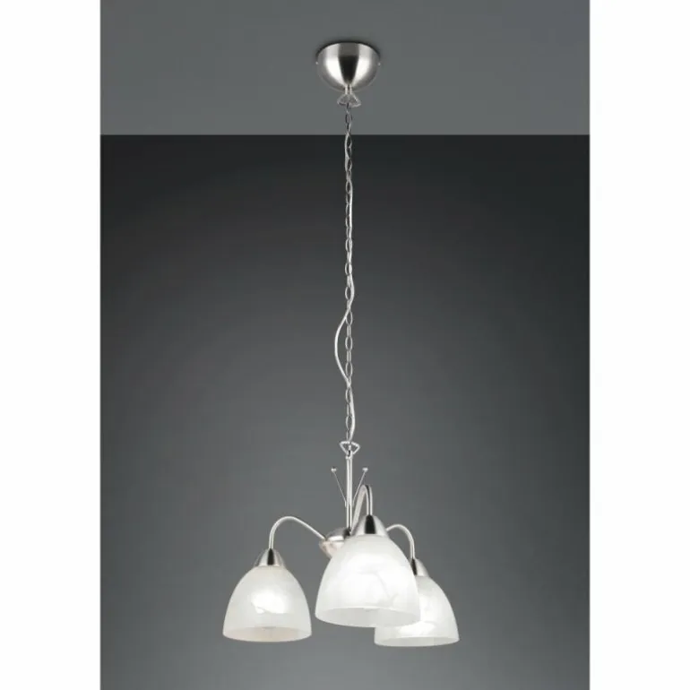 DOBBY Suspension Luminaires Reality Nickel mat, 3 lumières