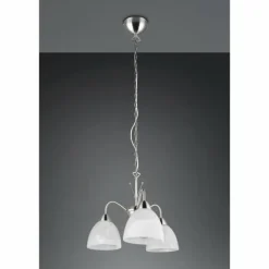 DOBBY Suspension Luminaires Reality Nickel mat, 3 lumières