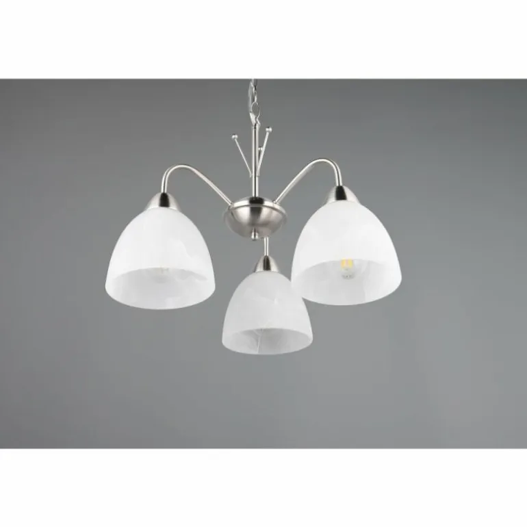 DOBBY Suspension Luminaires Reality Nickel mat, 3 lumières