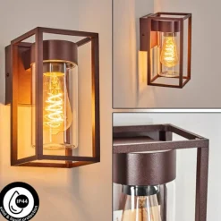 Doninhas Lampe murale d´extérieur Rouille, 1 lumière