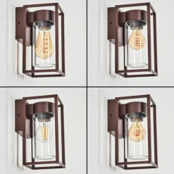 Doninhas Lampe murale d´extérieur Rouille, 1 lumière