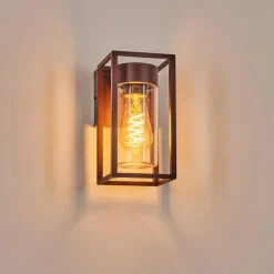 Doninhas Lampe murale d´extérieur Rouille, 1 lumière