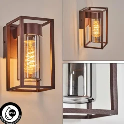 Doninhas Lampe murale d´extérieur Rouille, 1 lumière