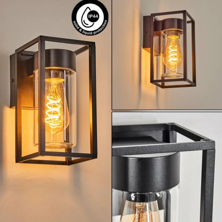 Doninhas Lampe murale d´extérieur Noir, 1 lumière