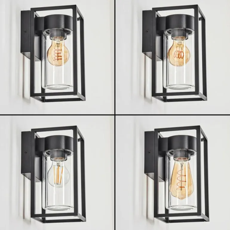 Doninhas Lampe murale d´extérieur Noir, 1 lumière