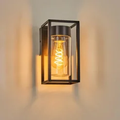 Doninhas Lampe murale d´extérieur Noir, 1 lumière