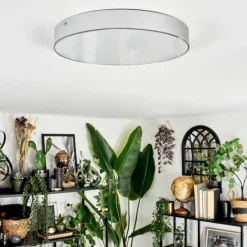 Elmar Plafonnier LED Argenté, 1 lumière