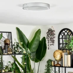 Elmar Plafonnier LED Argenté, 1 lumière