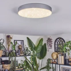 Elmar Plafonnier LED Argenté, 1 lumière