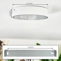 Elmar Plafonnier LED Blanc, 1 lumière
