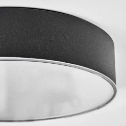Elmar Plafonnier LED Noir, 1 lumière
