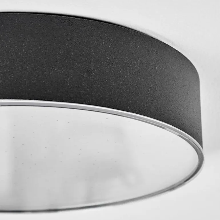 Elmar Plafonnier LED Noir, 1 lumière