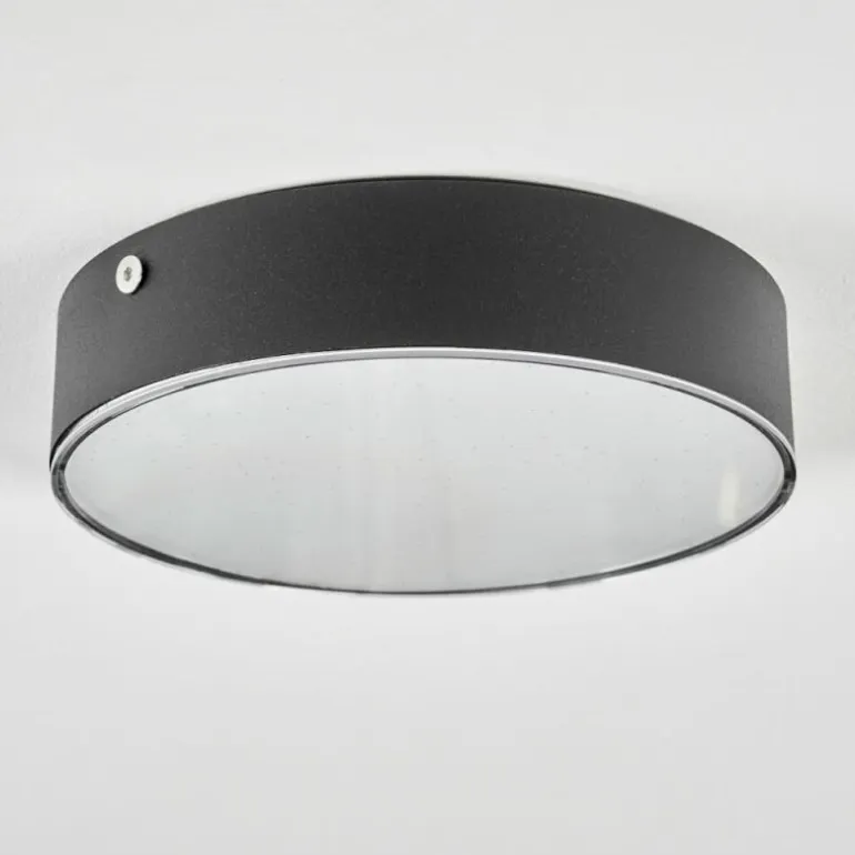 Elmar Plafonnier LED Noir, 1 lumière