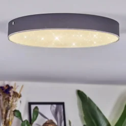 Elmar Plafonnier LED Noir, 1 lumière