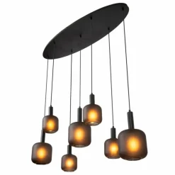 ELOISE Suspension Luminaires Lucide Noir, 7 lumières