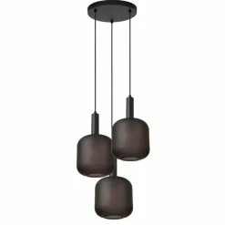ELOISE Suspension Luminaires Lucide Noir, 3 lumières
