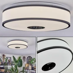 Elran Plafonnier LED Blanc, 1 lumière