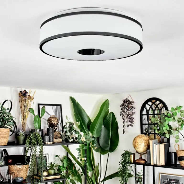 Elran Plafonnier LED Blanc, 1 lumière
