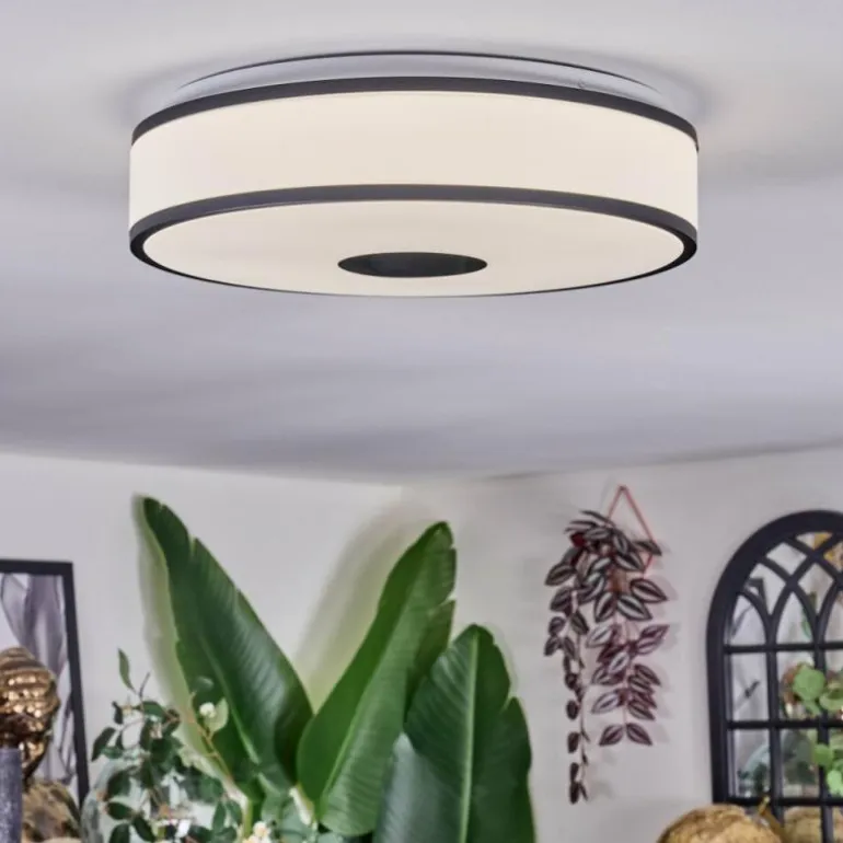 Elran Plafonnier LED Blanc, 1 lumière